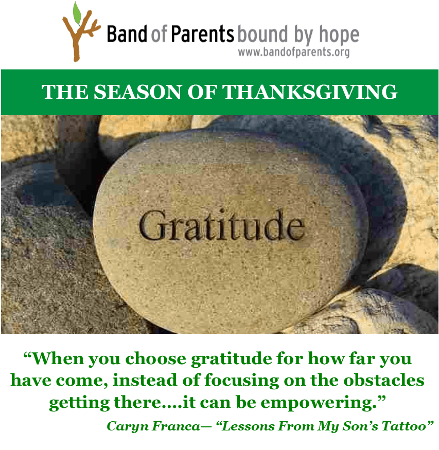 Band of Parents Bound by Hope Gratitude